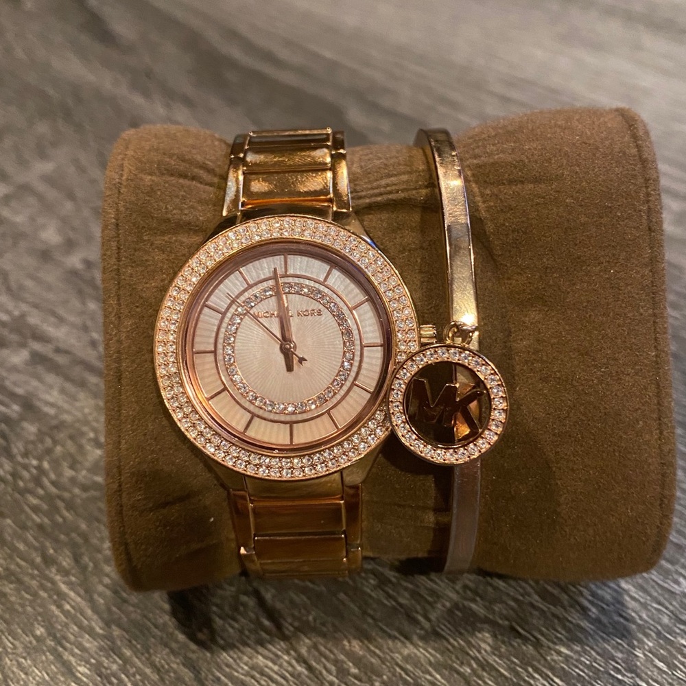 Michael Kors watch and bracelet